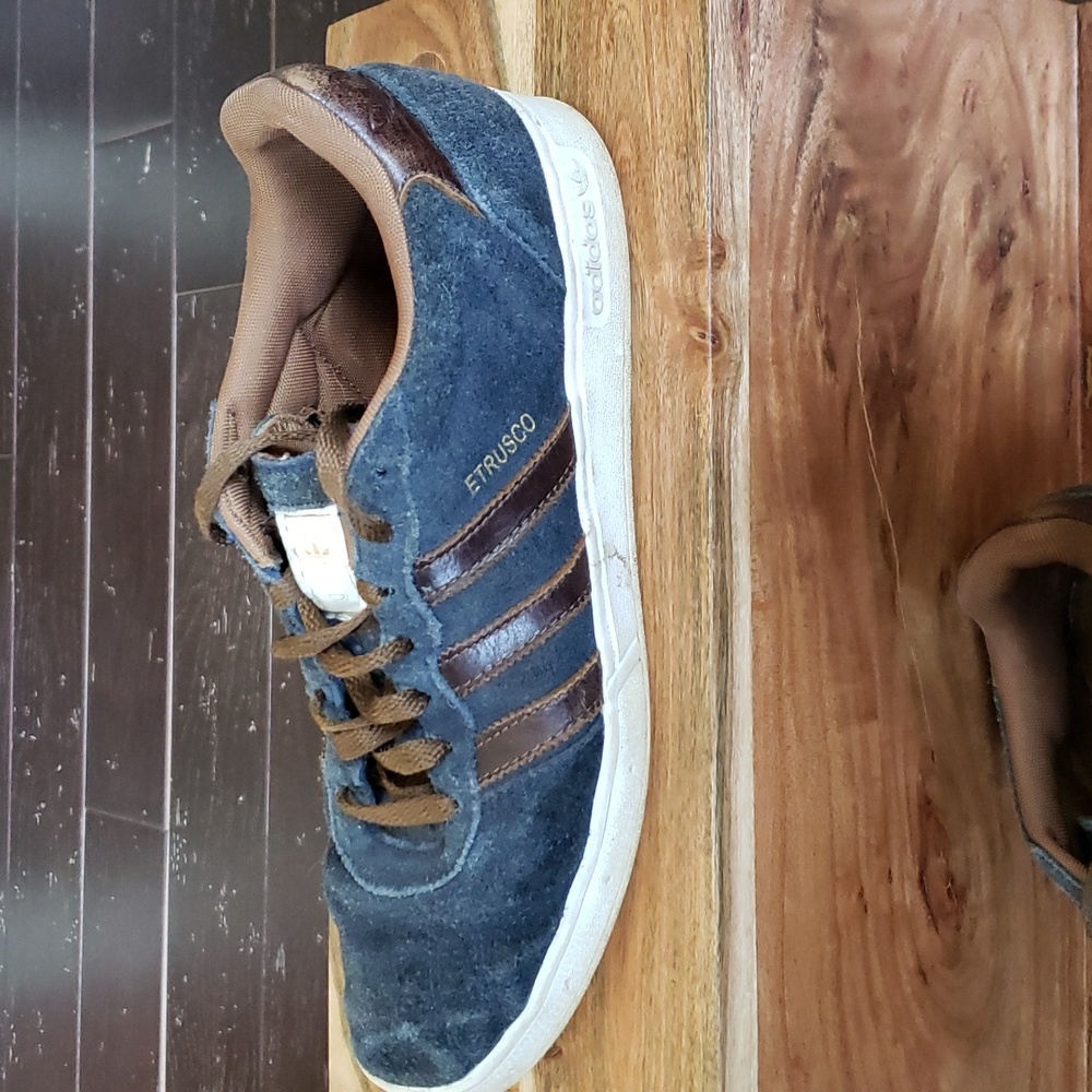 adidas Etrusco suede & leather Navy & brown size 9.5